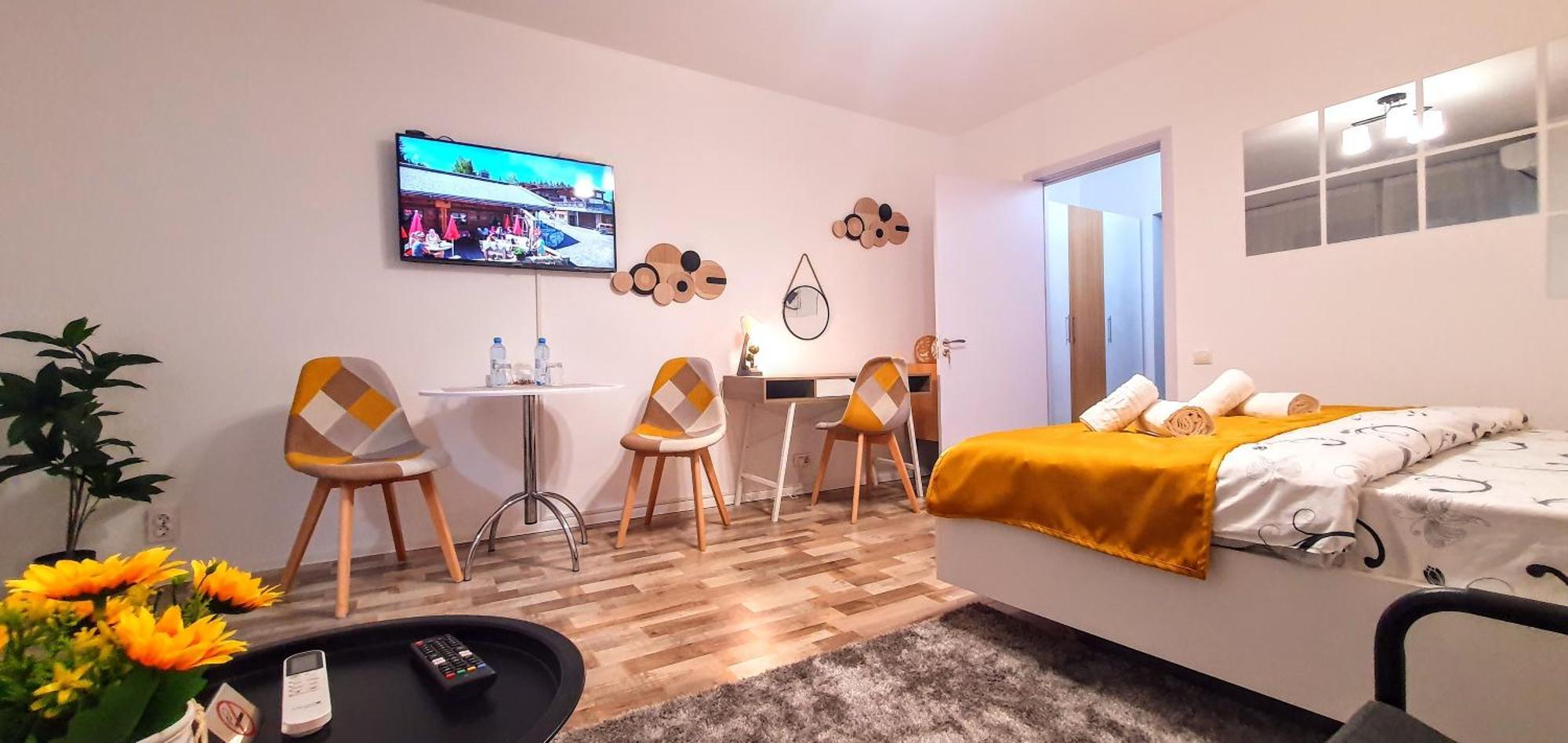 The Yellow King - Luxurious Apartment Bukarest Exteriör bild